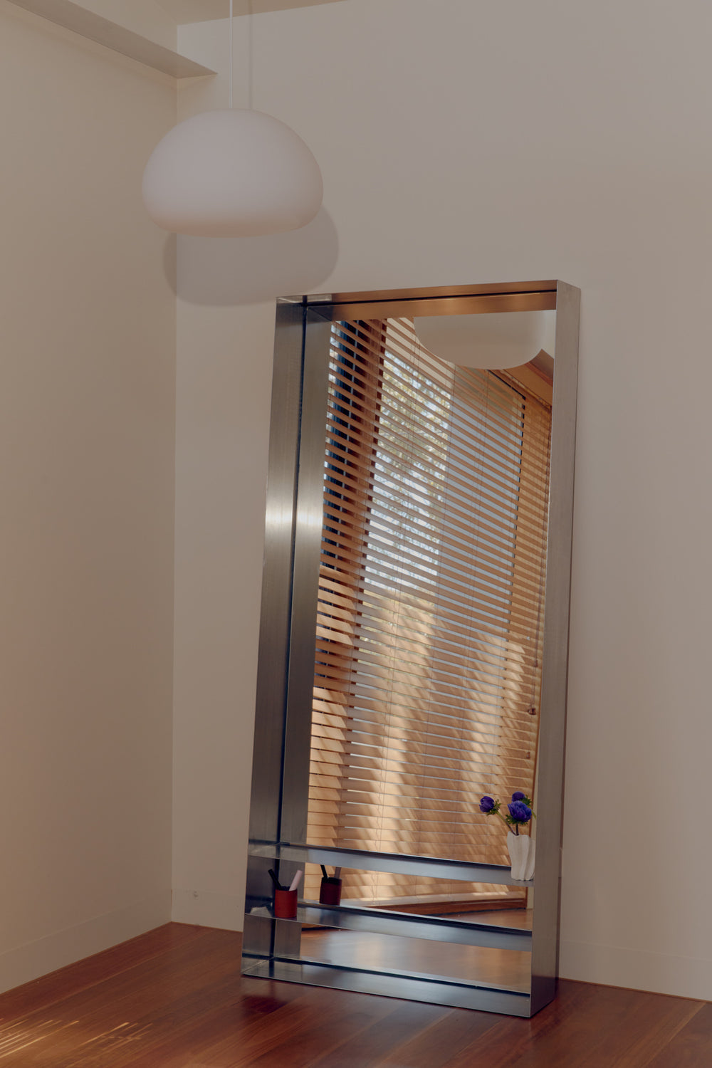 Stainless Steel Floor Mirror