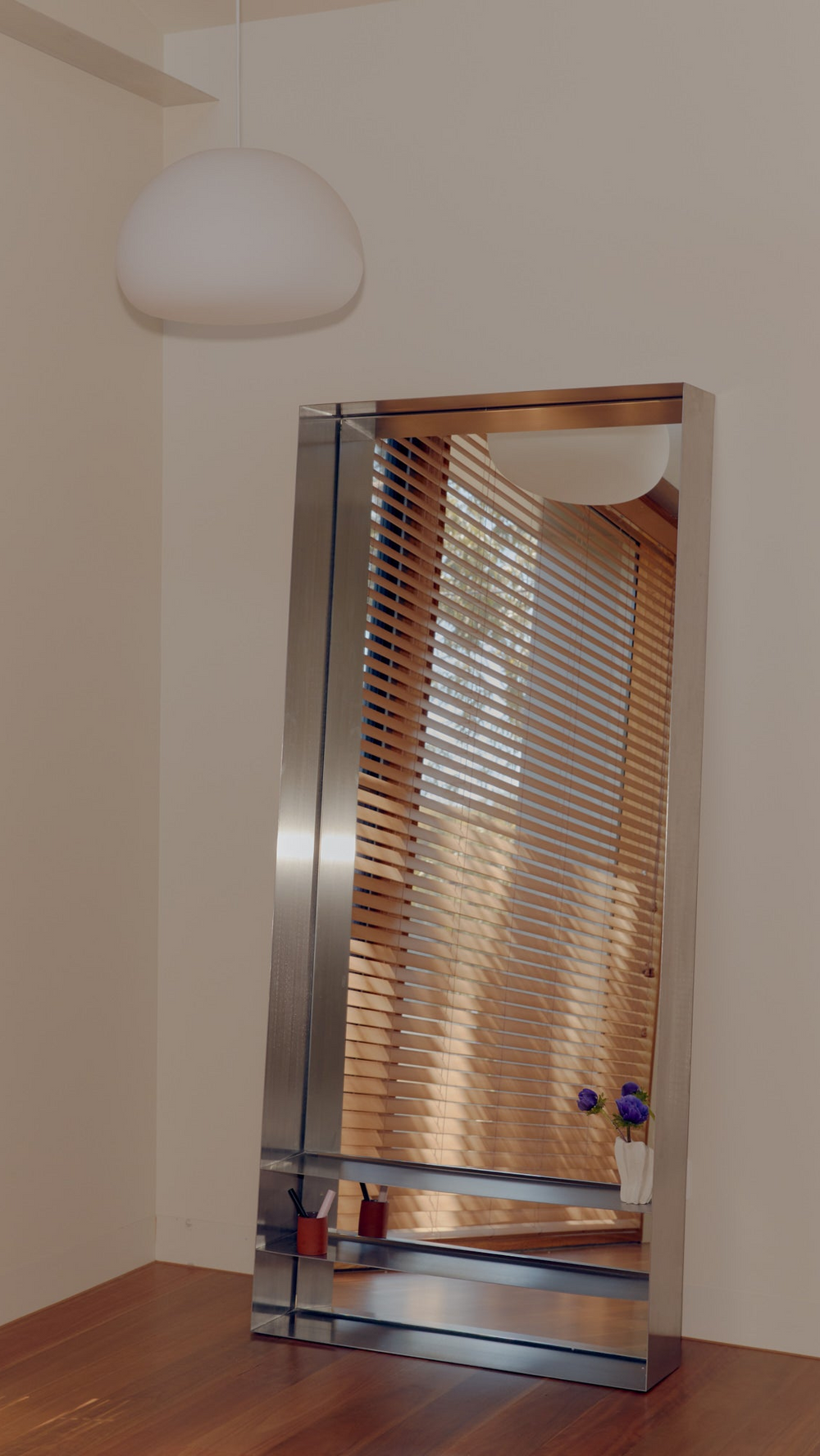 Stainless Steel Floor Mirror