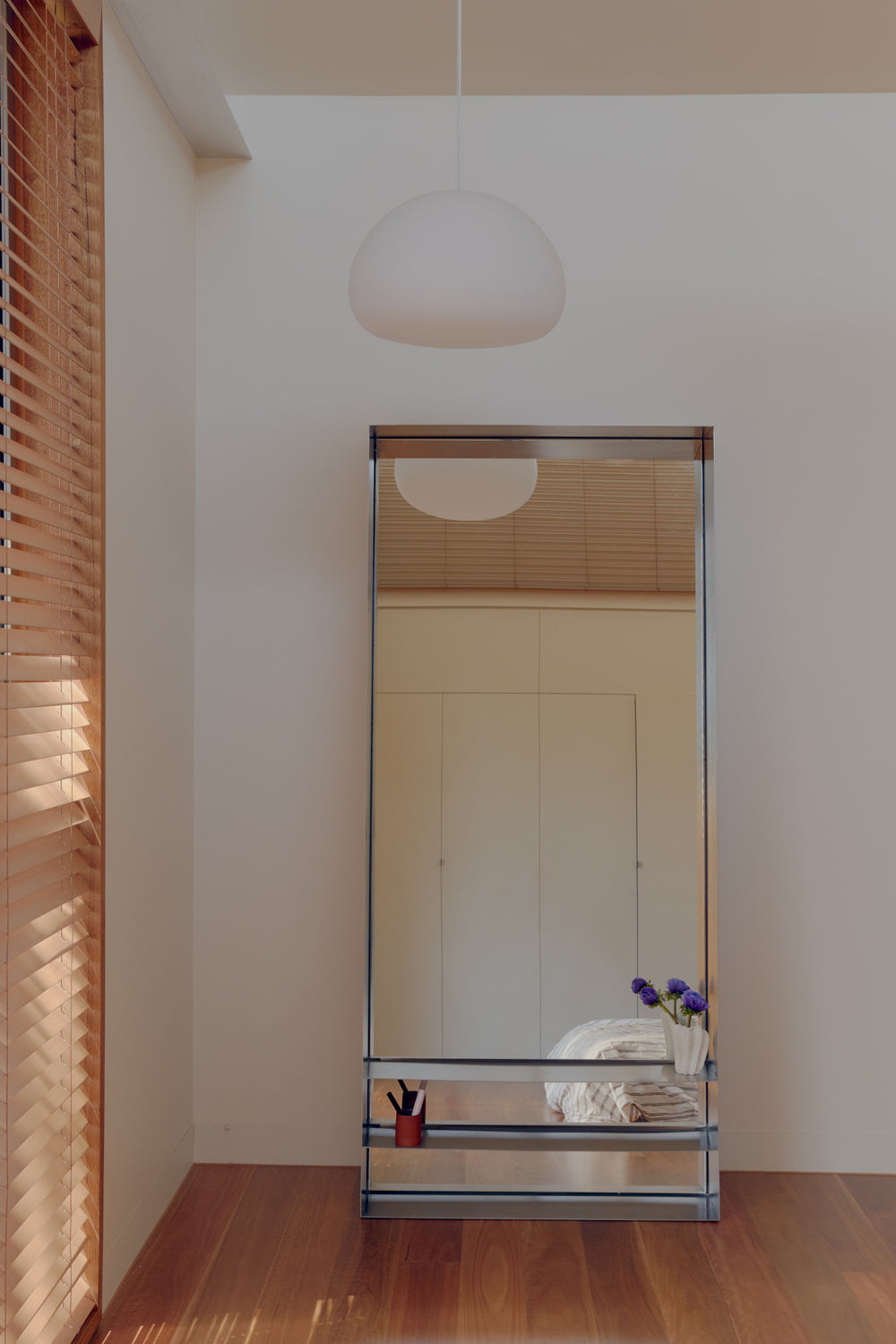 Stainless Steel Floor Mirror